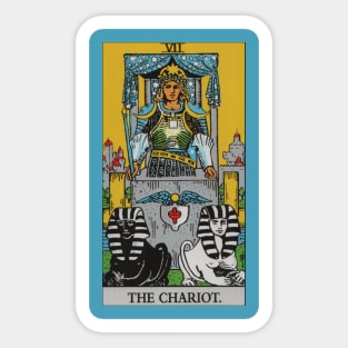 The Chariot Tarot Card Sticker